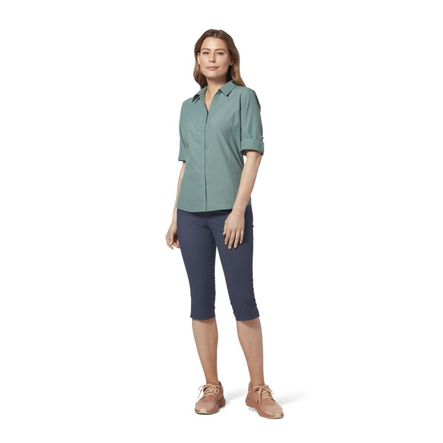 Women Royal Robbins Pants | W'S Jammer Ii Capri-Navy