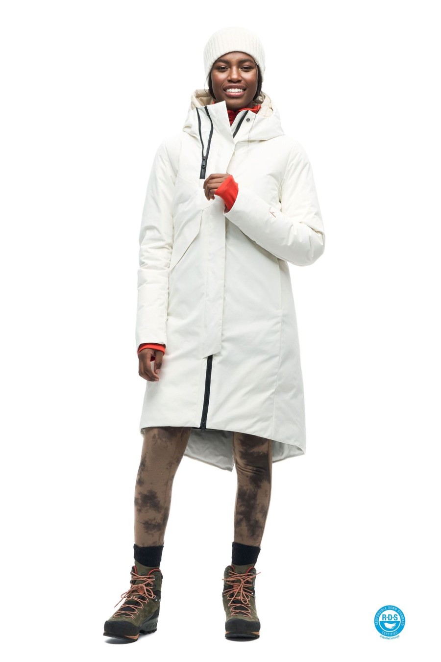 Women Indyeva Parkas | W'S Matka Iv Rds Parka-Winter Cloud