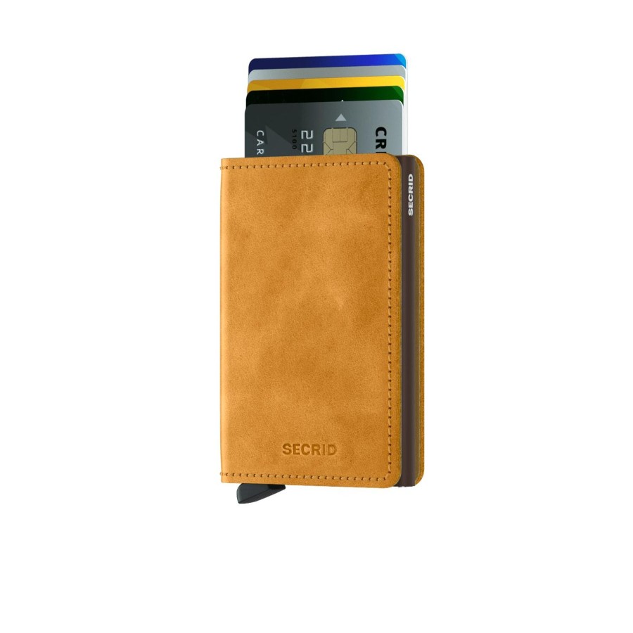 Women Secrid Wallets | Slimwallet-Vintage Ochre