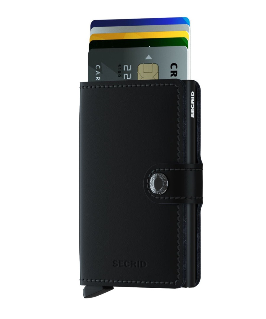 Women Secrid Wallets | Miniwallet-Matte Black