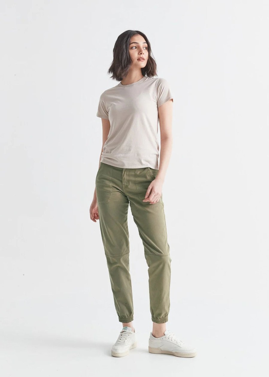 Women DU/ER Pants | W'S Live Lite Jogger High Rise Jogger-Olive