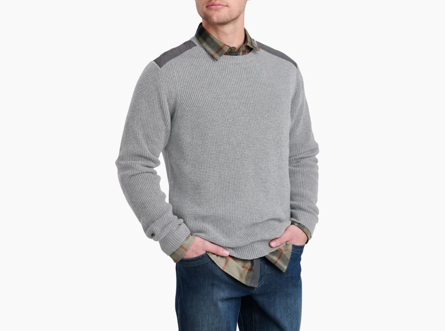 Men Kuhl Jackets | M'S Evader Sweater-Cloud Gray