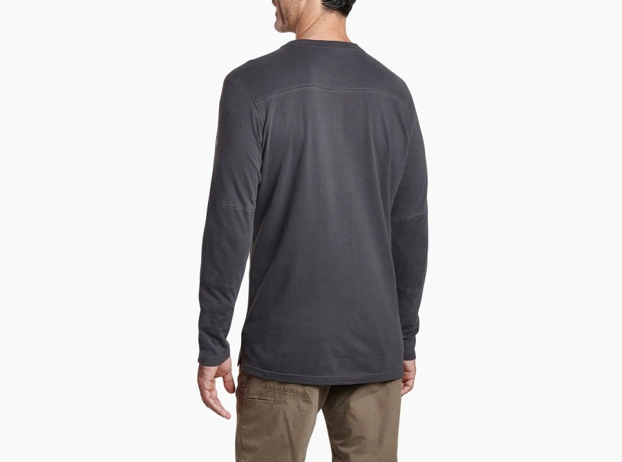 Men Kuhl Shirts | M'S Bravado Long Sleeve-Carbon