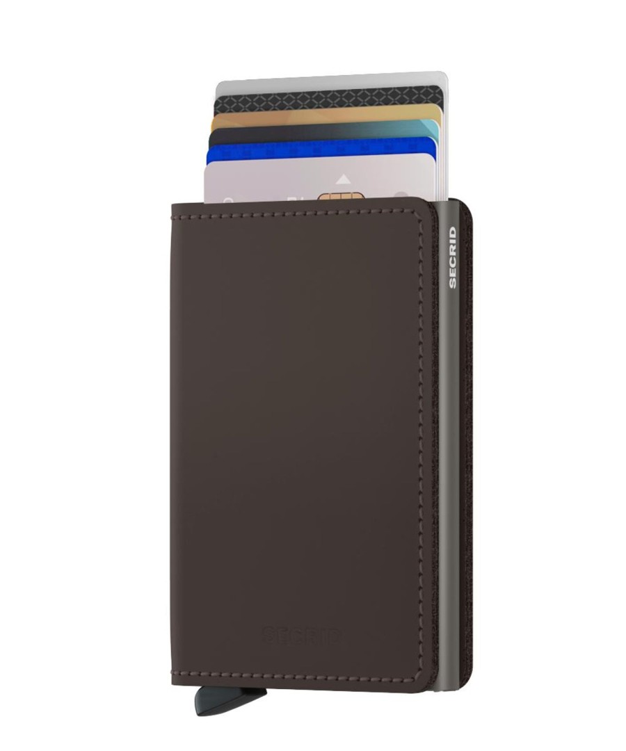 Women Secrid Wallets | Slimwallet-Matte Truffle