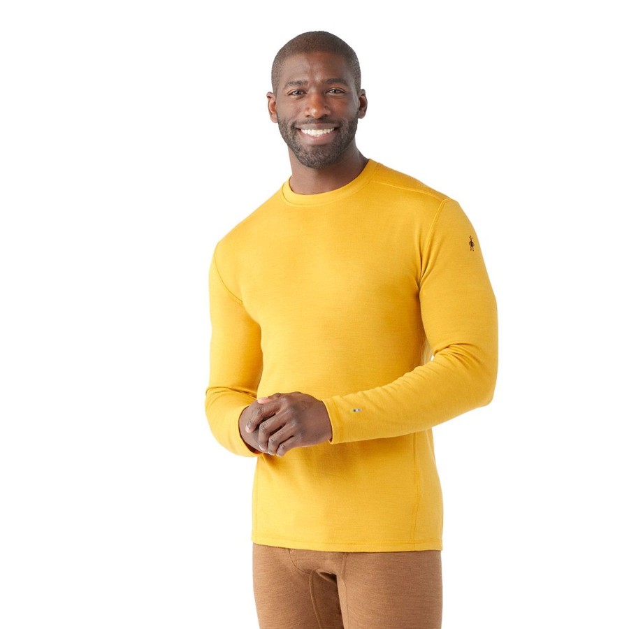 Men Smartwool | M'S Merino Classic Baselayer Crew-Honey Gold