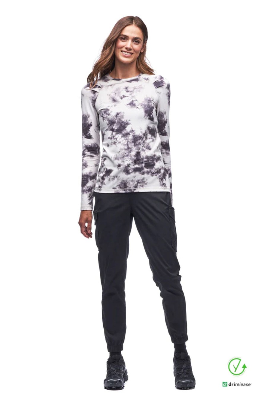 Women Indyeva Shirts | Koro Long Sleeve-Winter Cloud Tie Dye