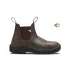 Women Blundstone Boots | Work & Safety 181-Waxy Rustic Brown Steel Toe