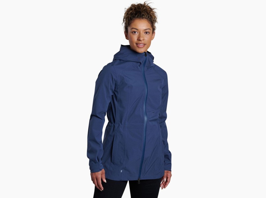 Women Kuhl Jackets | W'S Stretch Voyagr-Slate Blue