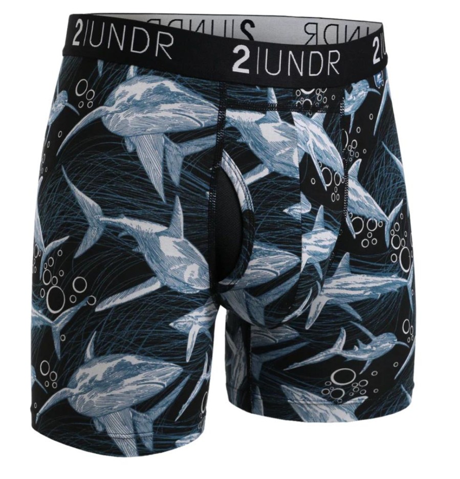 Men 2 UNDR | Swing Shift Boxer Brief-Great White