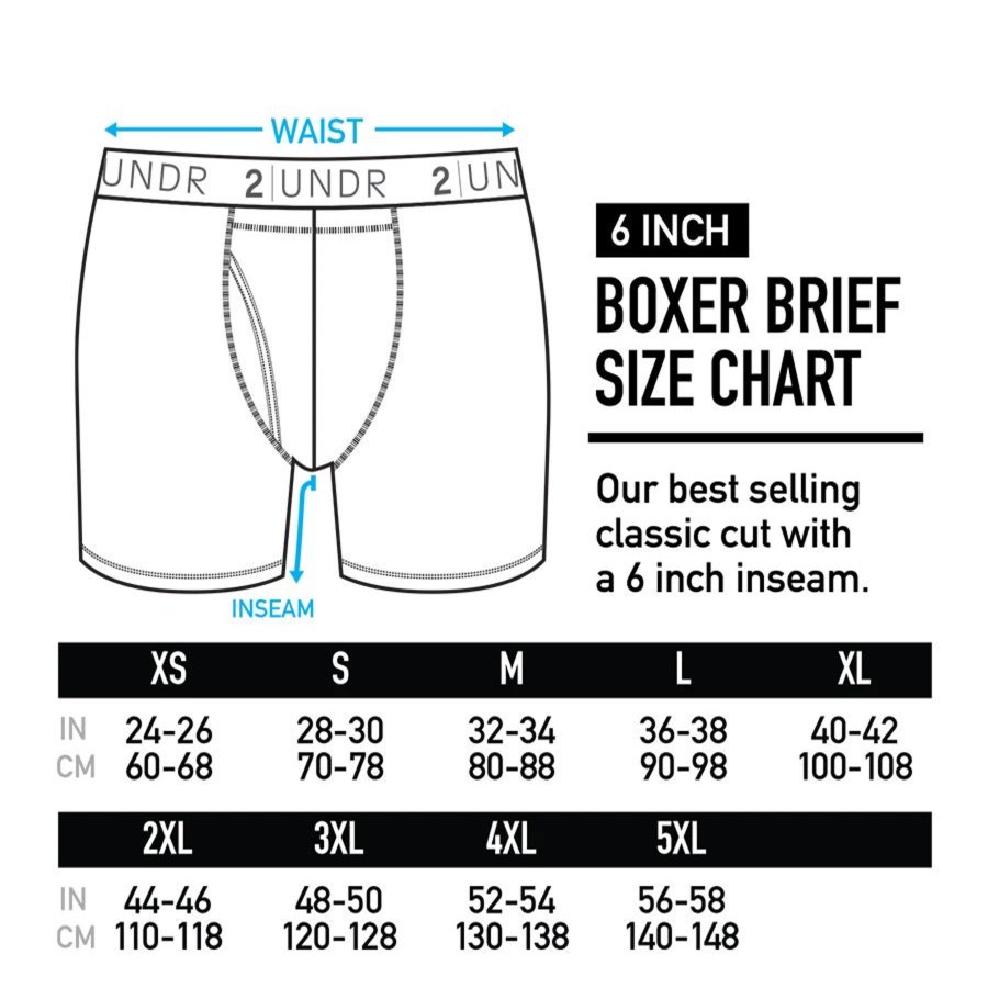 Men 2 UNDR | Swing Shift Boxer Brief-Great White