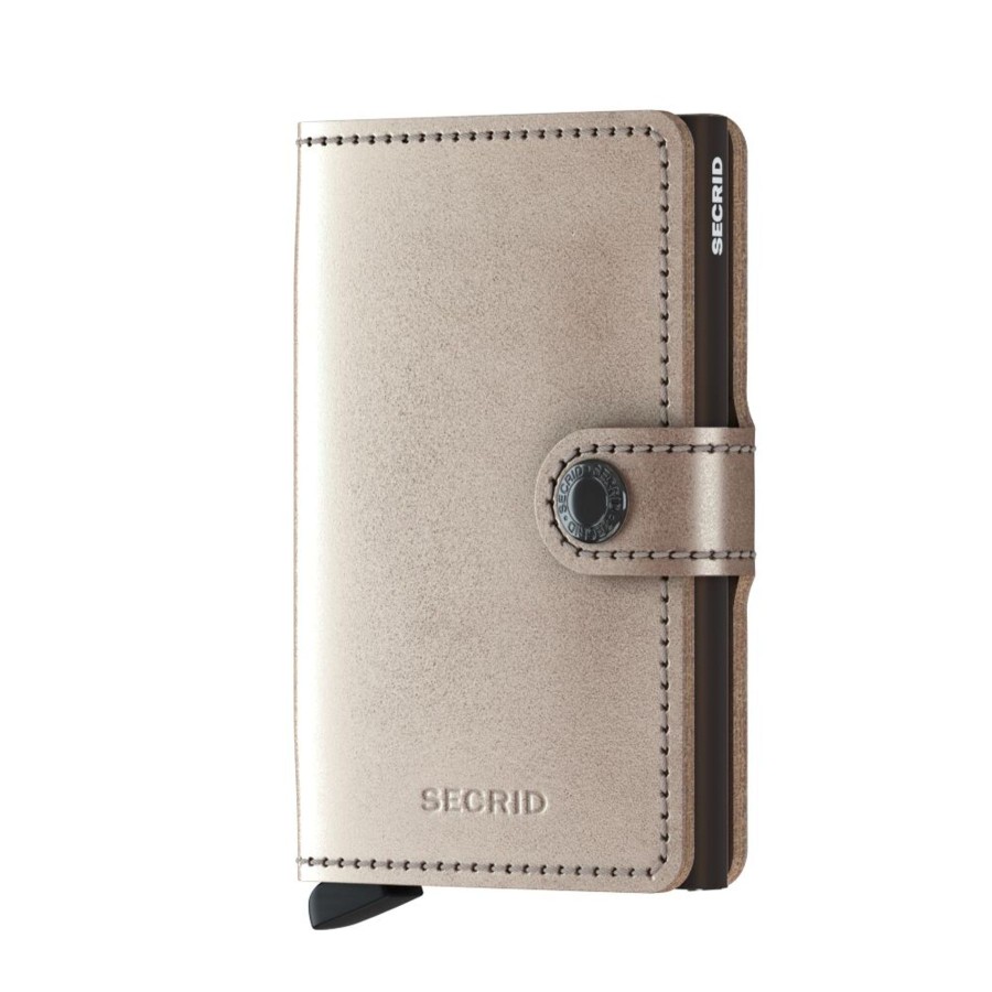 Women Secrid Wallets | Miniwallet-Metallic Bronze Champagne