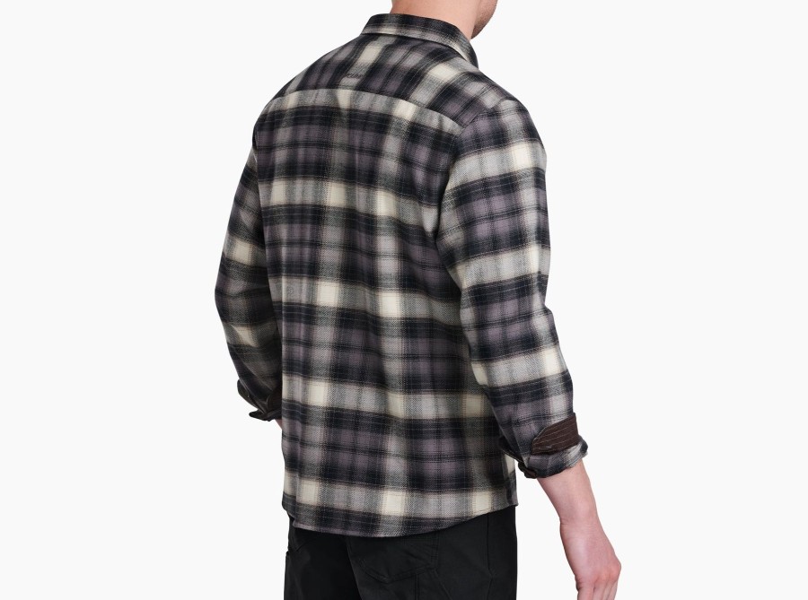 Men Kuhl Sweaters | M'S Law Flannel-Black Sand