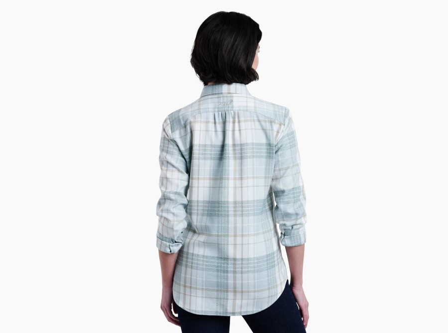 Women Kuhl Shirts | W'S Kamila Flannel-Ever Green