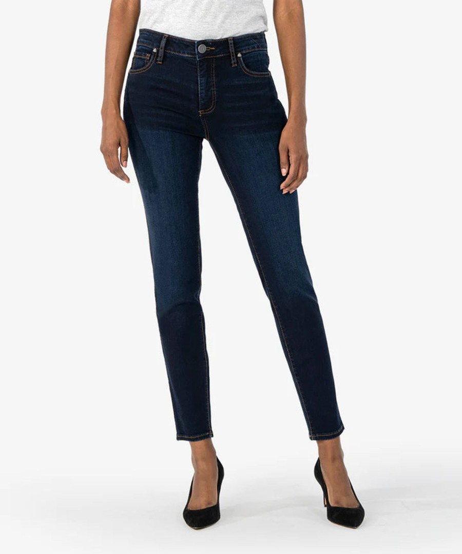 Women Kut Denim Pants | Diana High Rise Relaxed Fit Fab Ab Skinny-Beloved Wash