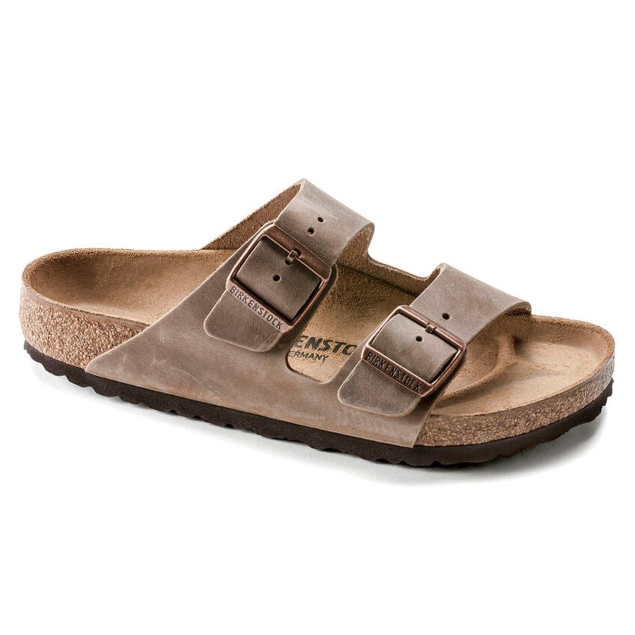 Men Birkenstock Sandals | Arizona Oiled Leather-Tabacco Brown