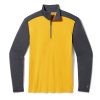 Men Smartwool Shirts | M'S Merino 250 Baselayer 1/4 Zip-Charcoal Honey Brown