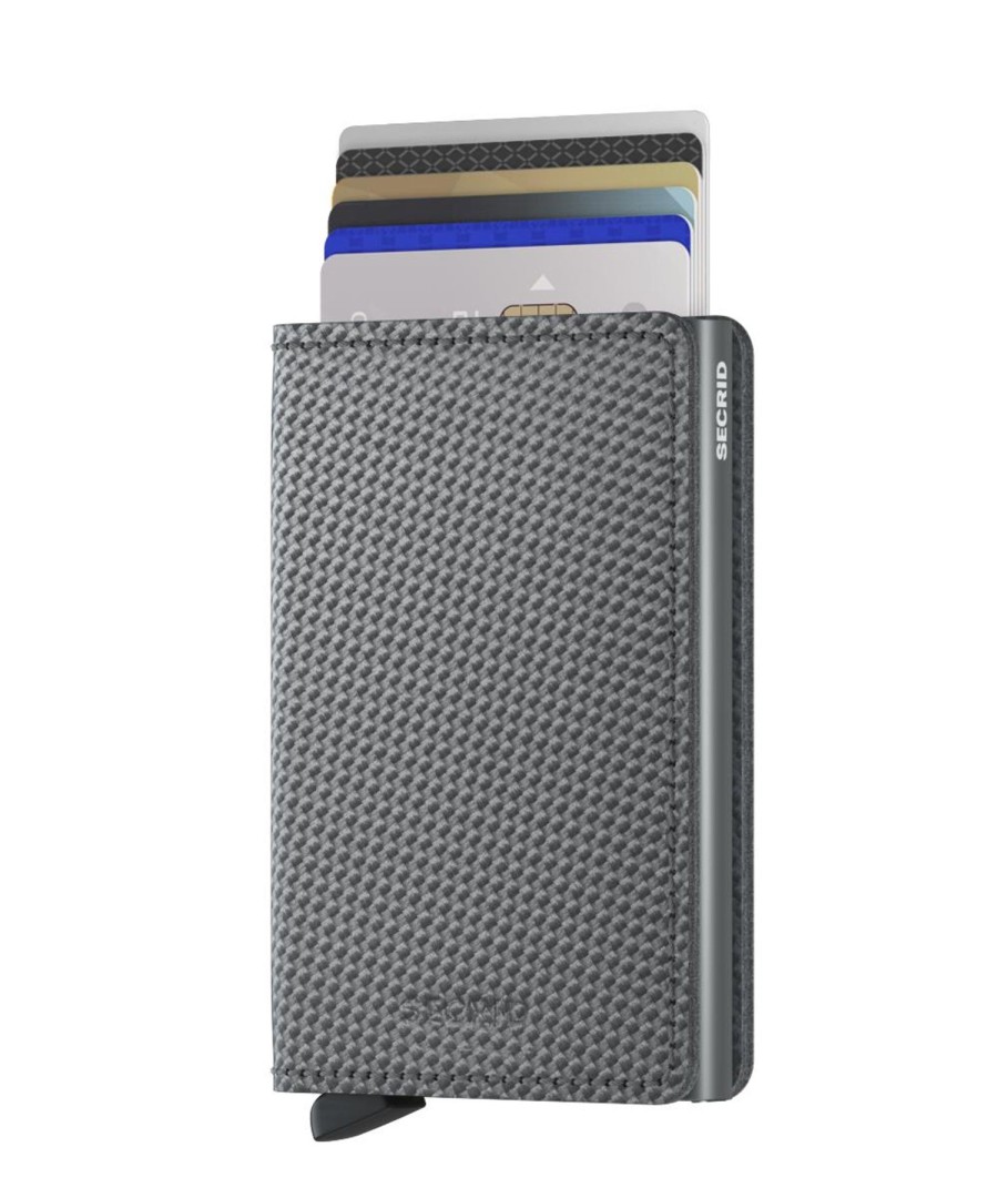 Women Secrid Wallets | Slimwallet-Carbon Cool Grey