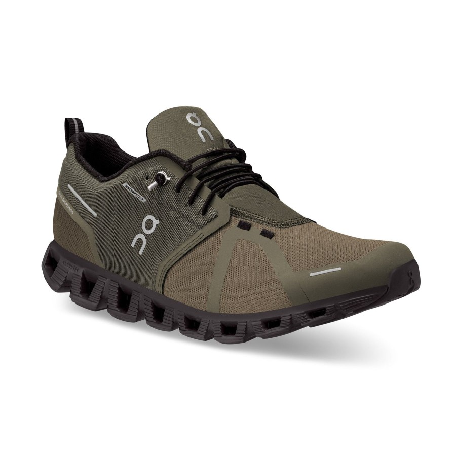 Men ON Running Shoes | M'S Cloud 5 Waterproof-Olive/Black