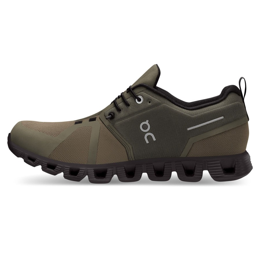 Men ON Running Shoes | M'S Cloud 5 Waterproof-Olive/Black