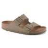 Women Birkenstock Sandals | Arizona Tex Canvas-Vegan-Faded Khaki