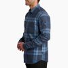 Men Kuhl Shirts | M'S Fugitive Flannel-Blue Storm