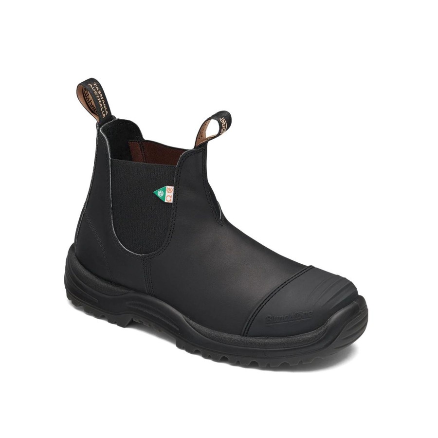 Women Blundstone Boots | Work & Safety 168-Black Rubber Toe Cap