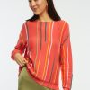 Women Zaket & Plover Sweaters | W'S Ottoman Detail Sweater-Coral