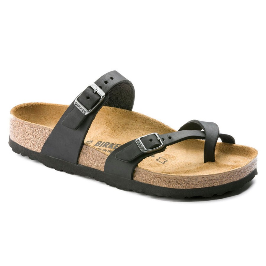 Men Birkenstock Sandals | Mayari Oiled Leather-Black