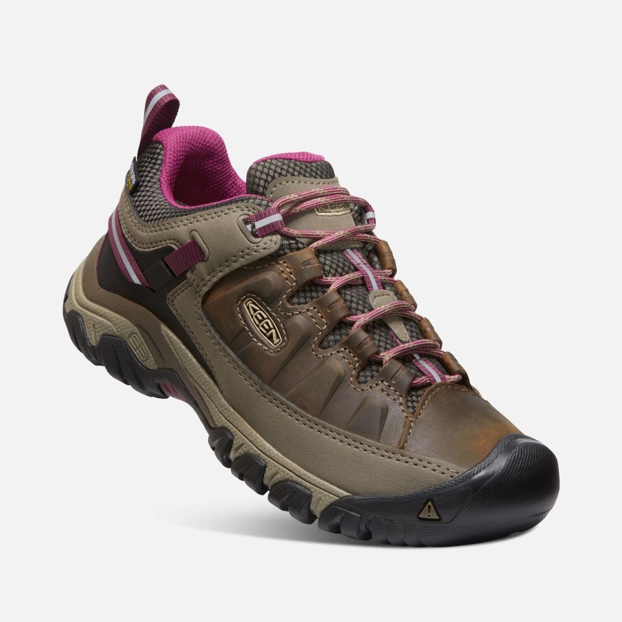 Women Keen Shoes | W'S Targhee Iii Waterproof-Wiess/Boysenberry