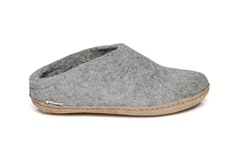 Women Glerups Slippers | Glerup Slipper-Grey