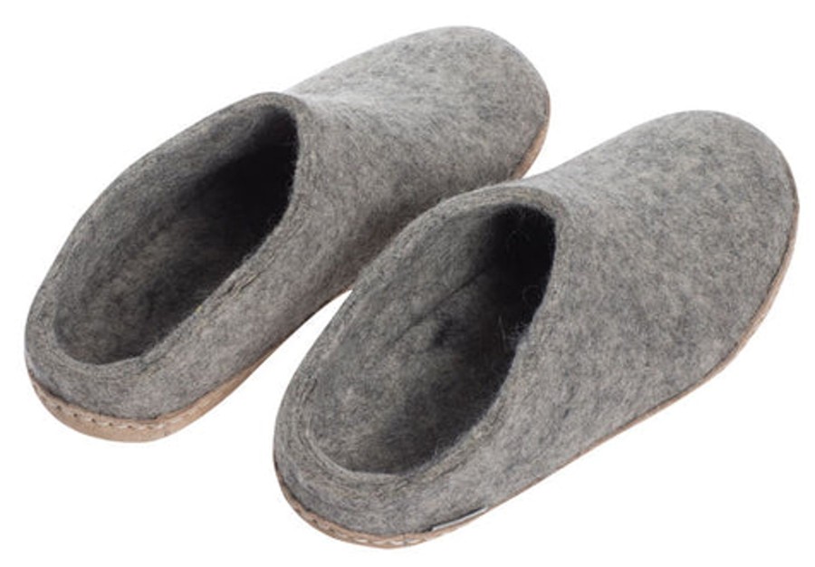 Women Glerups Slippers | Glerup Slipper-Grey