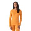 Women Smartwool Shirts | W'S Thermal Baselayer Boxed Crew- Marmalade