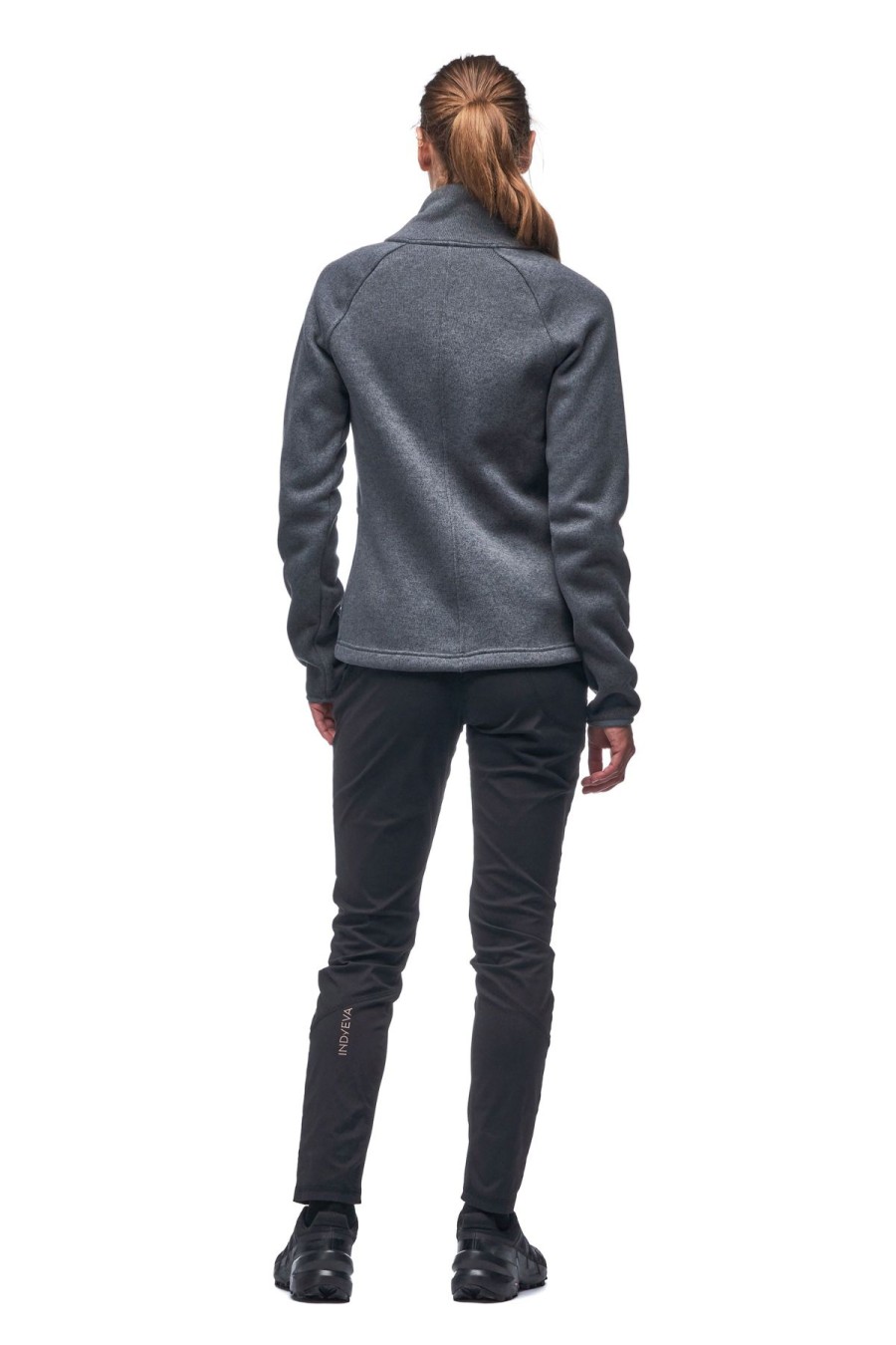 Women Indyeva Sweaters | Kaula Iii Full Zip-Denim Hv