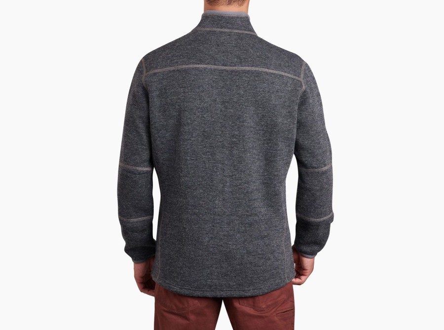 Men Kuhl Sweaters | M'S Thor Full Zip-Graphite