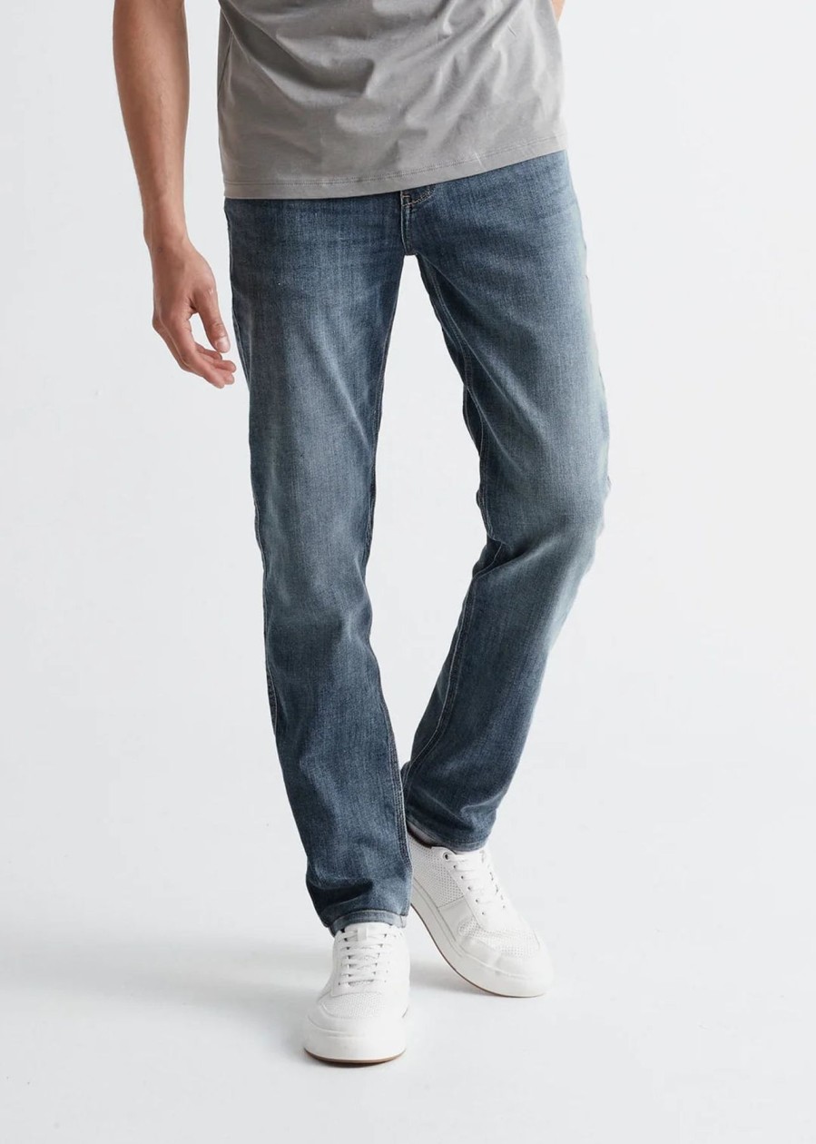 Men DU/ER Pants | M'S Performance Denim Slim- Tidal