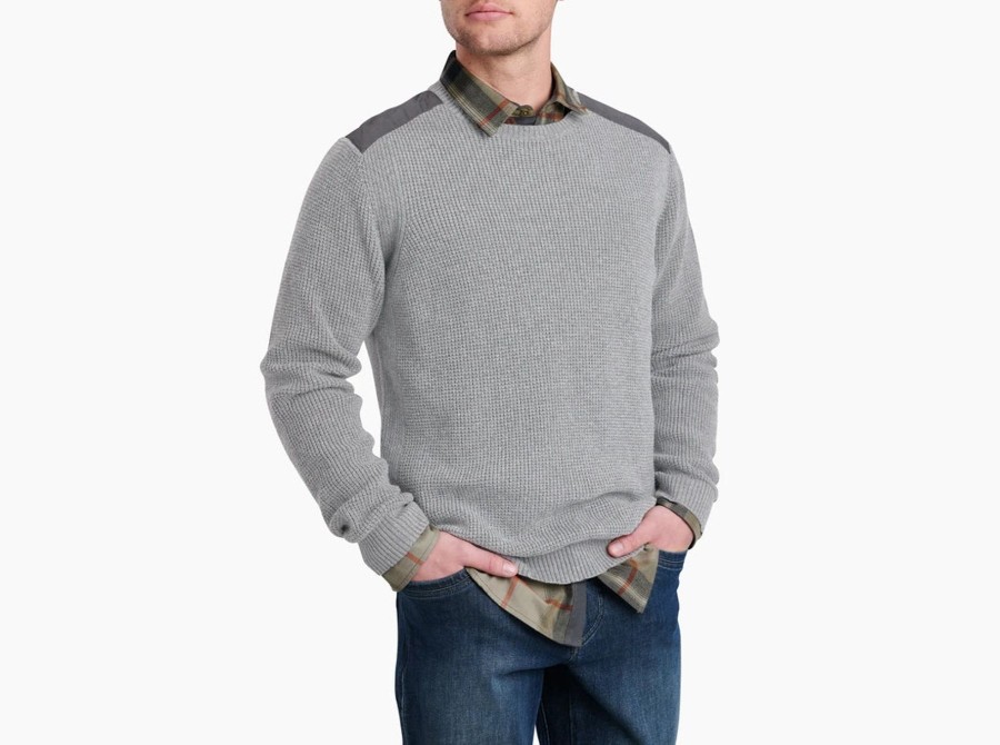 Men Kuhl Sweaters | M'S Evader Sweater-Cloud Gray