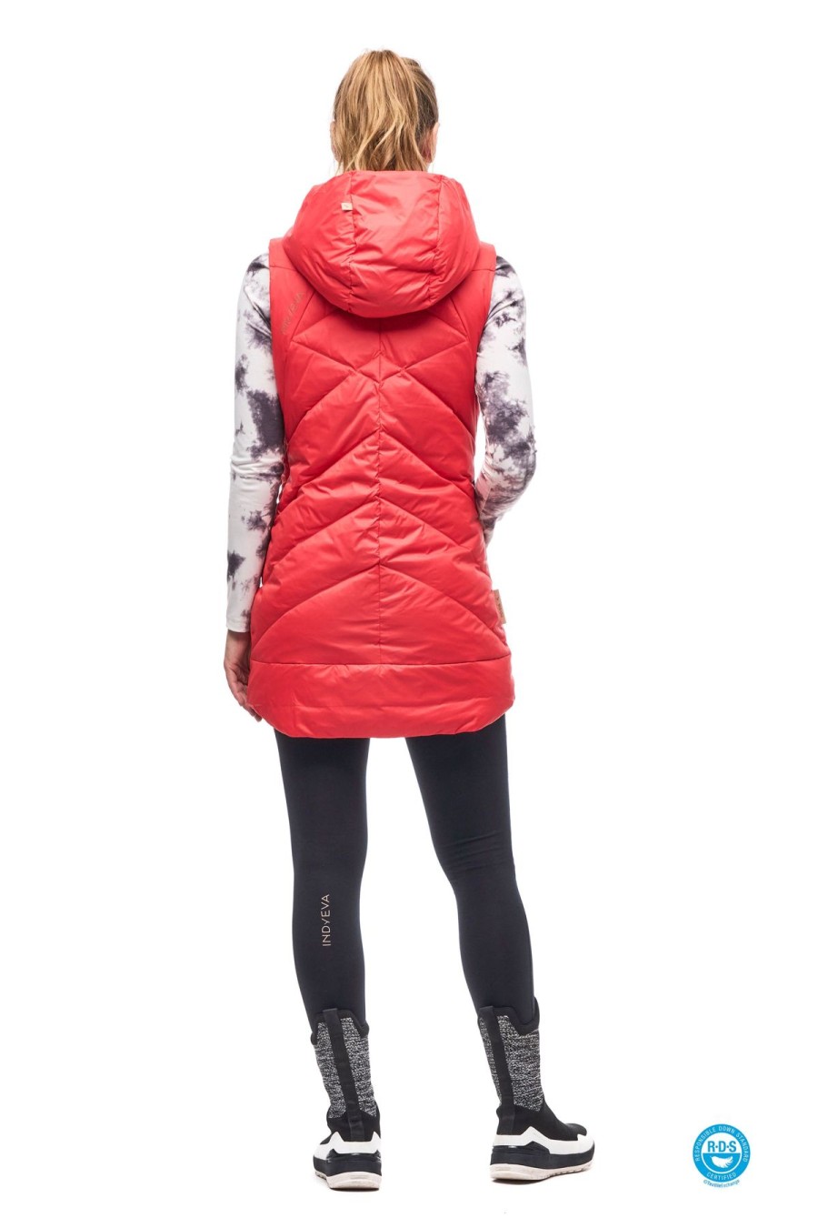 Women Indyeva Jackets | Selimut Rds Down Pullover Vest-Grenadine