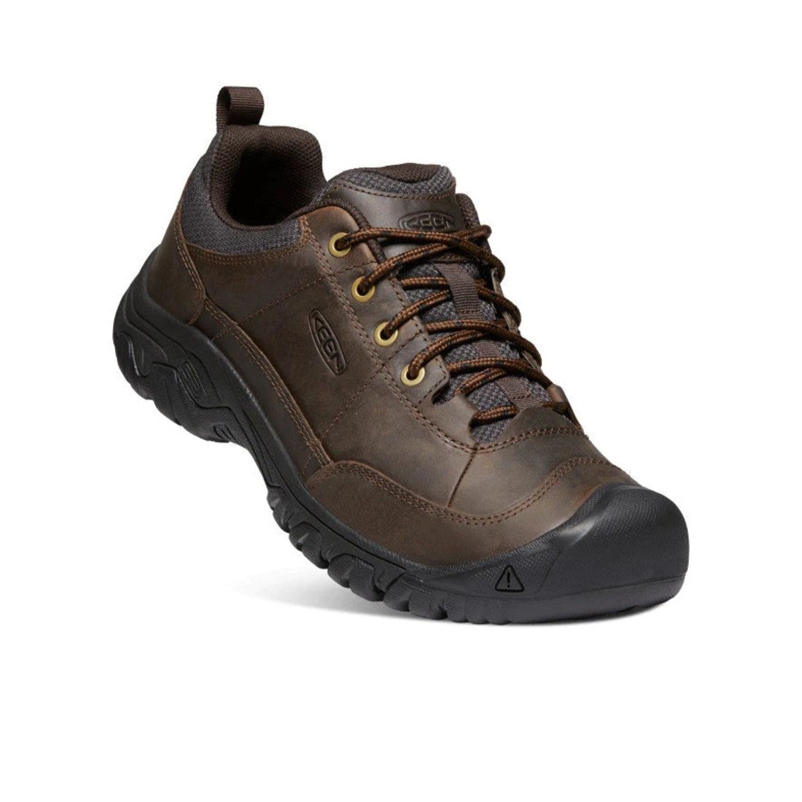 Men Keen Shoes | M'S Targhee Iii Oxford-Dark Earth/Mulch