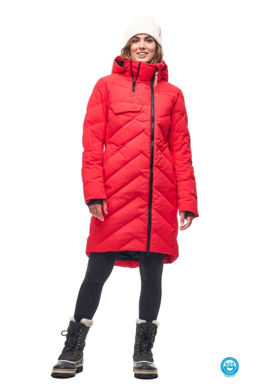 Women Indyeva Jackets | W'S Leggero Parka Rds-Grenadine