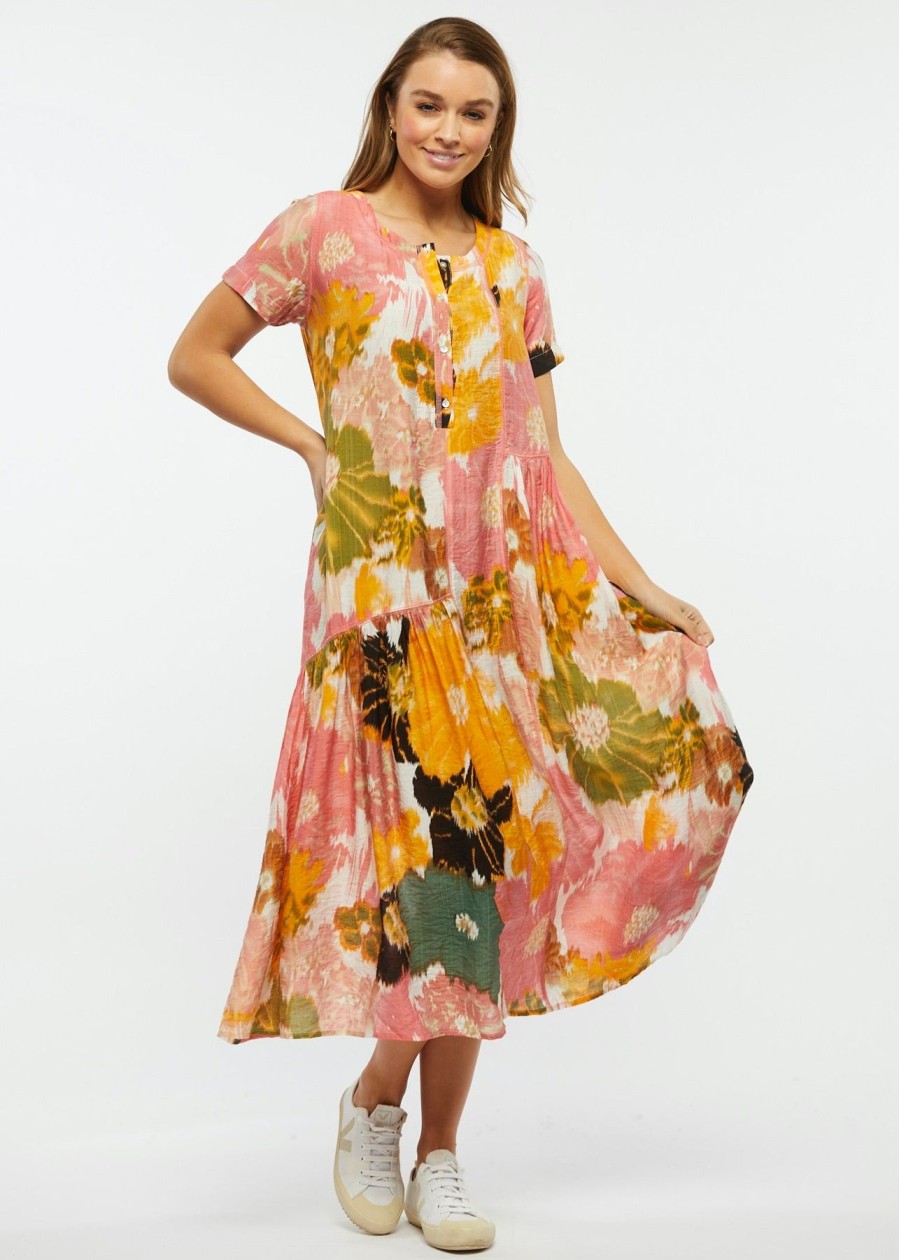 Women Zaket & Plover | W'S Gathered Midi Dress- Florence