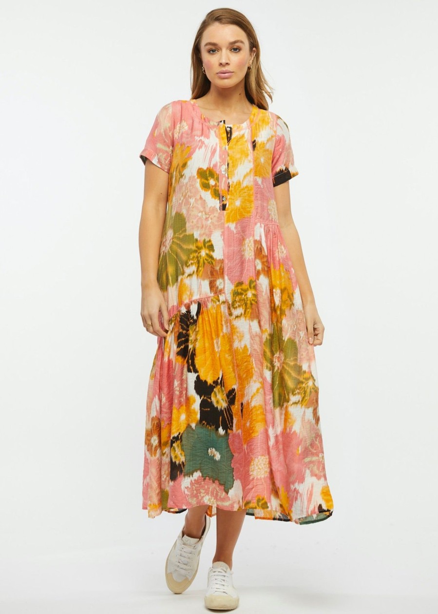 Women Zaket & Plover | W'S Gathered Midi Dress- Florence