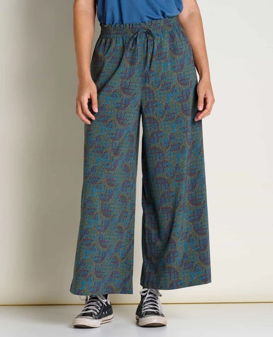 Women Toad and Co. Pants | W'S Sunkissed Wide Leg Pant- Shasta Print