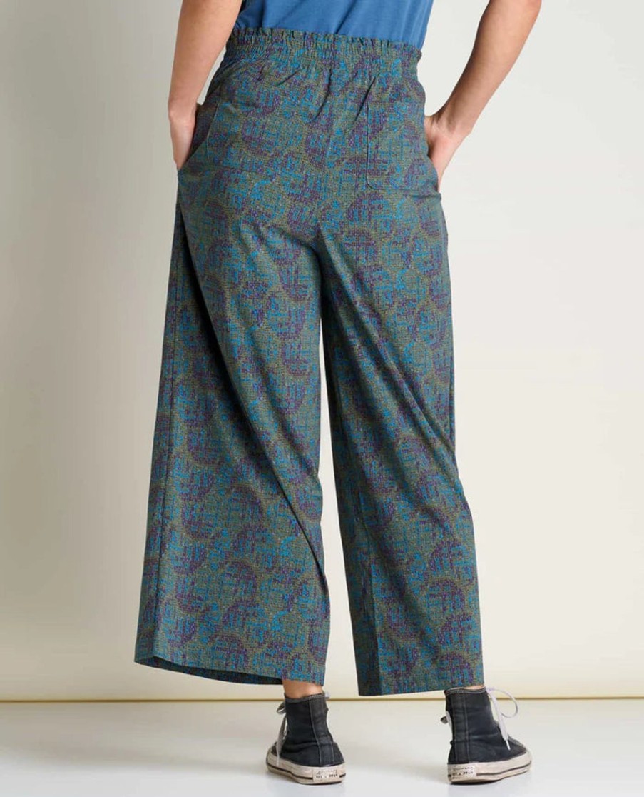 Women Toad and Co. Pants | W'S Sunkissed Wide Leg Pant- Shasta Print