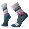 Women Smartwool Socks | W'S Everyday Stitch Stripe Crew Sock-Twilight Blue