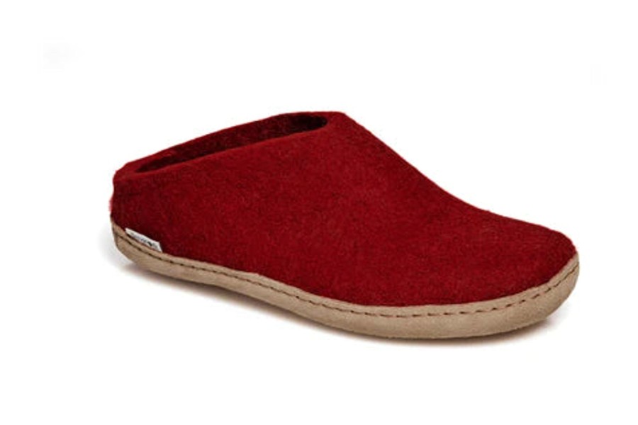 Women Glerups Slippers | Glerup Slipper-Red