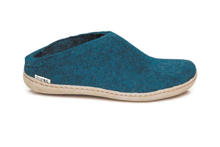 Women Glerups Slippers | Glerup Slipper-Petrol