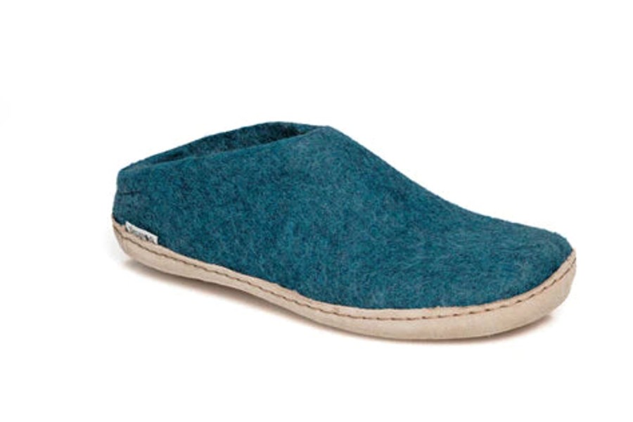 Women Glerups Slippers | Glerup Slipper-Petrol