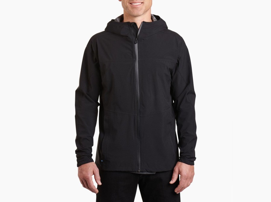 Men Kuhl Jackets | M'S Stretch Voyagr Rain Jacket-Raven