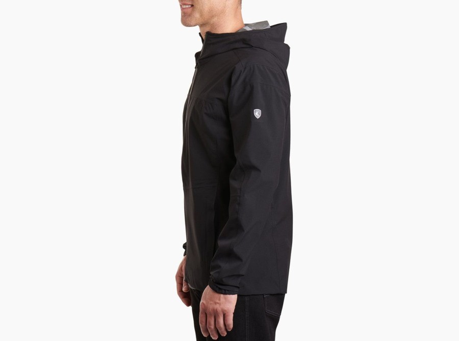 Men Kuhl Jackets | M'S Stretch Voyagr Rain Jacket-Raven