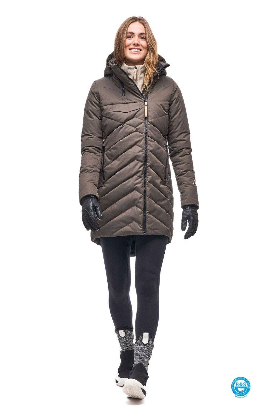 Women Indyeva Parkas | W'S Ayaba Parka Ii Rds-Night Owl